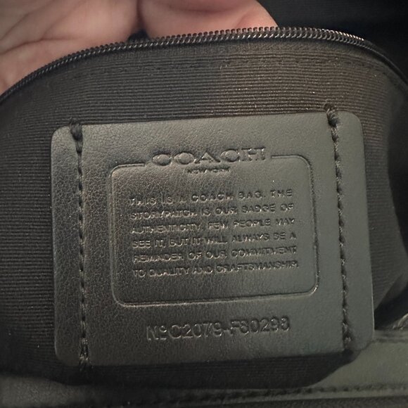 Coach Hallie Signature Canvas Shoulder Bag - Picture 11 of 16